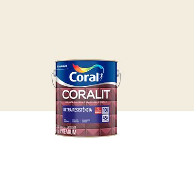 Esmaltes Coral Coralit Ultra Resistente Alto Brilho L Branco S O