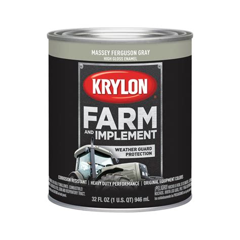 Krylon K02031000 Farm And Implement Paint Massey Ferguson Gray 32 Oz