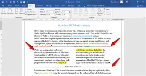 What is the Difference Between Page Break and Section Break - OfficeBeginner