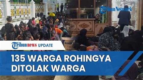 Ditolak Warga 135 Pengungsi Rohingya Yang Tiba Di Aceh Kini Terkatung