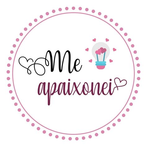 Me Apaixonej Personalizados Loja Online Shopee Brasil