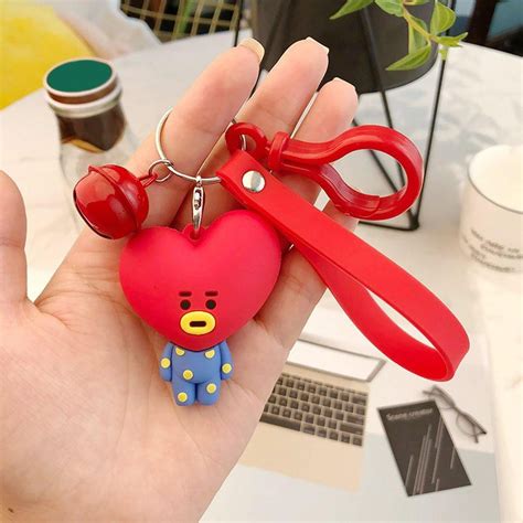 Jual Gantungan Kunci Unik Karakter Kpop Bts Tata Chooky Van Rj Shimmy