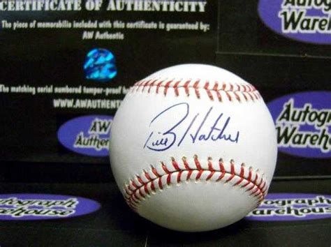 Billy Hatcher autographed Baseball