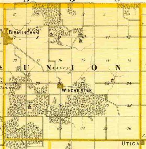 Iowa & Van Buren County Maps