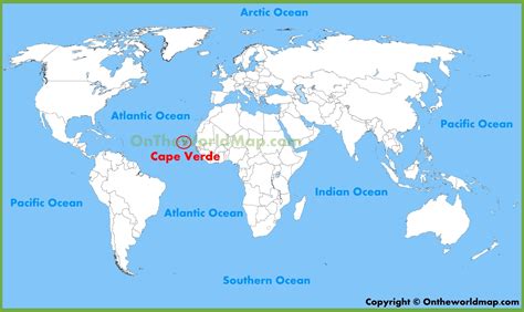 Cape Verde Location Map