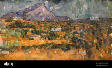 Paul Cezanne 1839 1906 Mont Sainte Victoire Ca 1902 6 Oil On