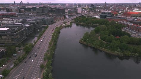 Christianshavn Canal in Copenhagen, Denmark by Drone 15583438 Stock ...