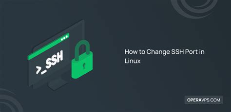 How To Change Ssh Port In Linux