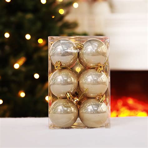 Cehvom Clearance Chritsmas Tree Ornamnets 1 Box Of 12pcs Christmas Ball