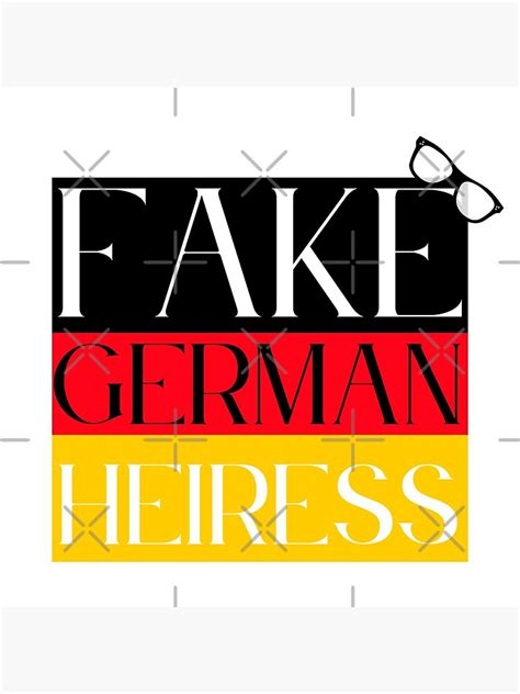 Colorful Fake German Heiress German Flag Funny Anna Delvey Meme