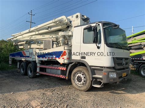 47m Concrete Truck Mounted Boom Pump Construction Machine China