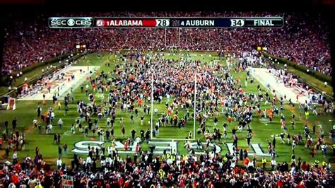 Iron Bowl 2013 Auburn Vs Alabama The Amazing 109yd Touchdown Youtube