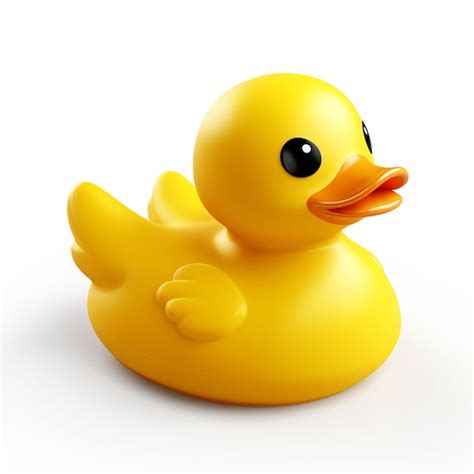 Premium AI Image | a yellow rubber duck with a black eye and a black eye