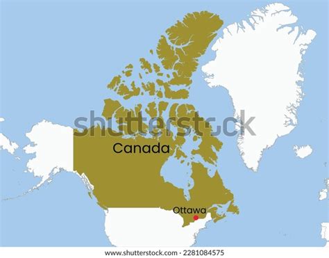 High Detailed Map Canada Outline Map Stock Vector Royalty Free 2281084575 Shutterstock