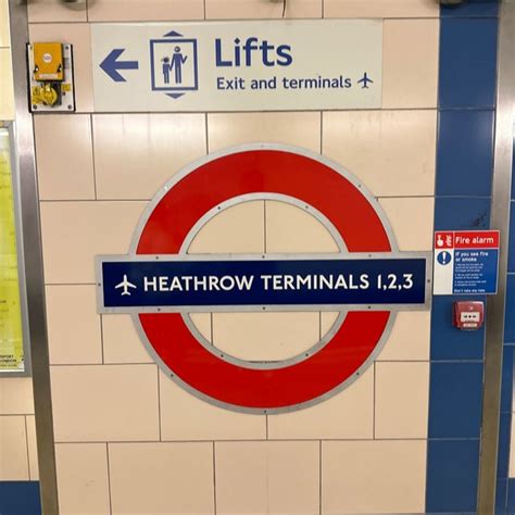 Heathrow Terminals 2 And 3 London Underground Station Wellington Rd