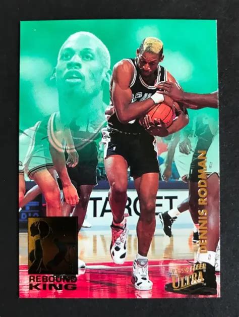 Fleer Ultra Dennis Rodman Rebond King Spurs Hof Eur