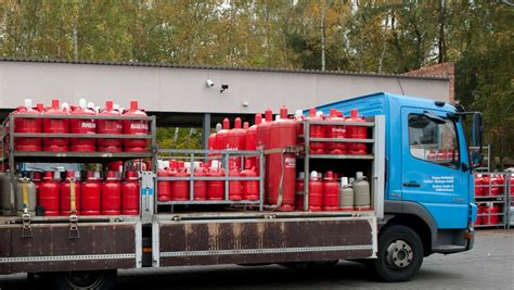 Der Ordnungsgem E Transport Von Gasflaschen