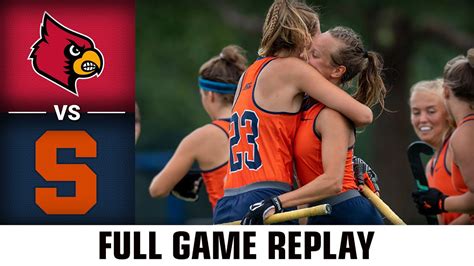 Louisville Vs Syracuse Full Game 2022 Acc Field Hockey Win Big Sports