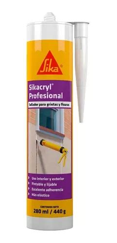 Sellador Silicona Acr Lica Pintable Blanco Ml