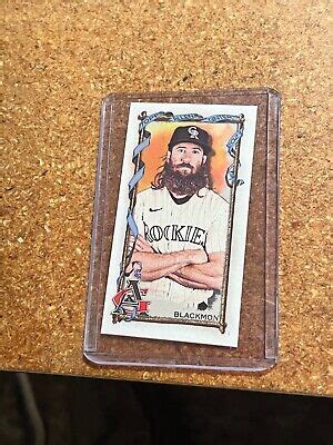 Topps Allen Ginter Baseball Mini Charlie Blackmon Ebay