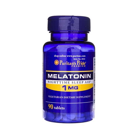 Puritans Pride Melatonin 1 Mg Melatonina 90 Tabletek Opinie Skład