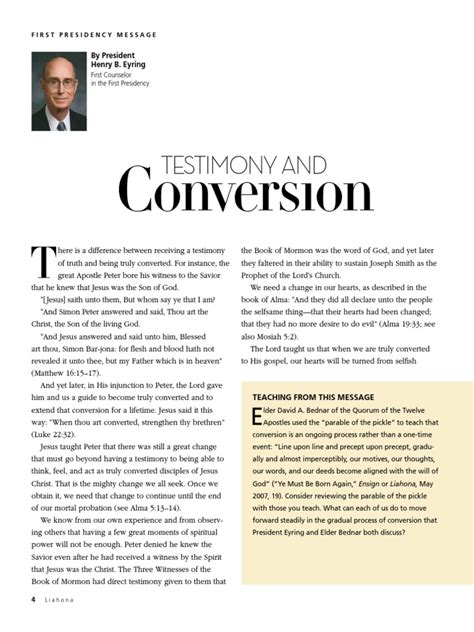 Conversion Testimony And Pdf Saint Peter Religious Conversion