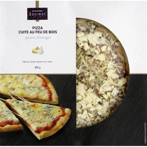 Monoprix Gourmet Pizza Cuite Au Feu De Bois Aux Fromages Monoprix Fr