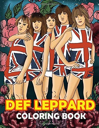 Def Leppard Coloring Book Inspirational Music Artist Coloring Book For Teens Adults Relaxation