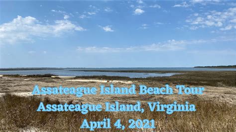 Assateague Island Beach Tour April 4 2021 Youtube