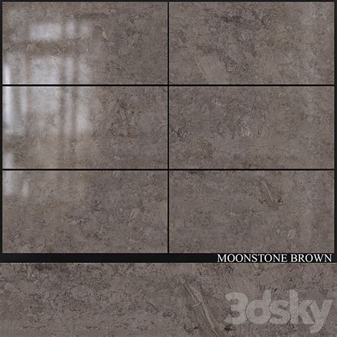 Yurtbay Seramik Moonstone Brown Tile D Model