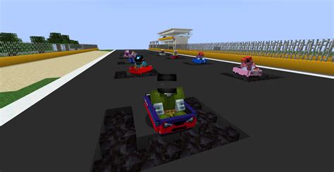 Donington Park | Ice Boat Racing Track Minecraft Map