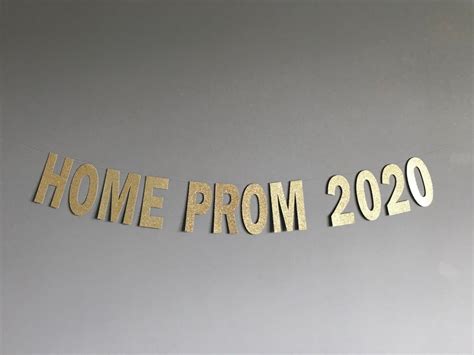 Home Prom 2021 Banner Prom Night Party Decorations High Etsy