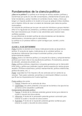 Fundamentos De La Ciencia Pol Tica Docx Pdf