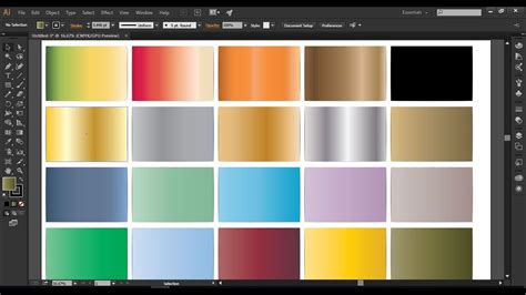 How To Find Gradient Library In Adobe Illustrator Gradients Library