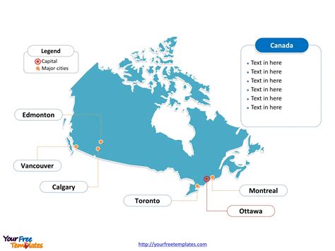 canada_outline_map - Free PowerPoint Template