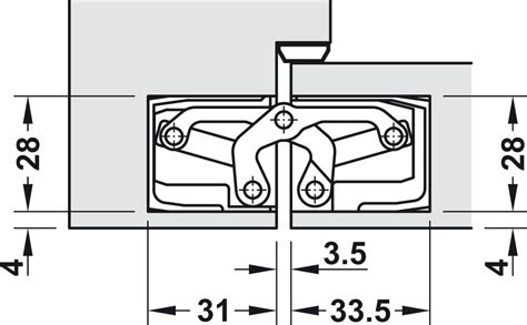 Mortice Hinge Simonswerk Tectus Te 340 3d Concealed For Flush Doors