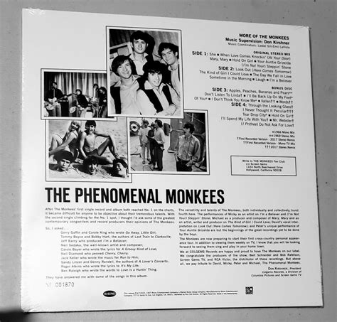 Mavin More Of The Monkees Deluxe Lp Green Vinyl Limited Numbered