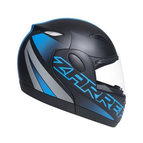 Capacete Taurus Zarref Neon Preto Azul