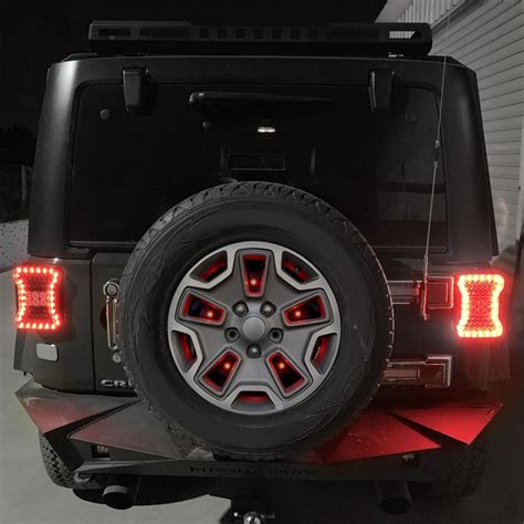 Jeep Jk Jku Tail Lights Upgrade To Jl Look Amoffroad Free Shipping