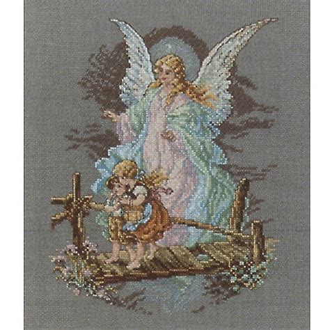 Janlynn Counted Cross Stitch Kit X Guardian Angel Count