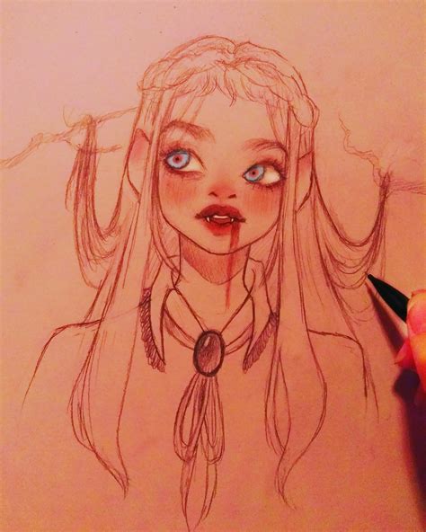 Vampire sketch : r/sketches