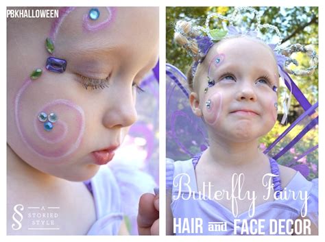 DIY Halloween Costume: Butterfly Fairy Hair & Makeup - A Storied Style