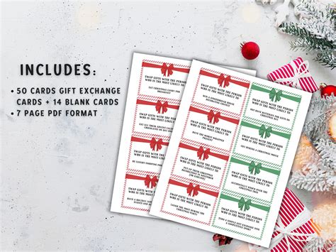 Christmas Who's Most Likely, Gift Exchange Game, White Elephant Gift