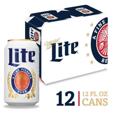 Miller Lite American Pilsner Light Lager Beer 12 Cans 12 Fl Oz Kroger