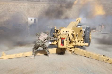 An Afghan National Army Soldier Fires A D 30 Howitzer Nara And Dvids