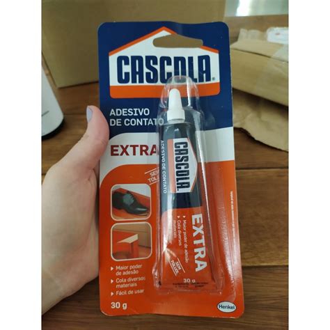 Adesivo Cola Contato Cascola Extra Bisnaga 30g Sapateiro Marceneiro