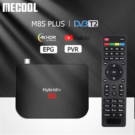 Mecool Dispositivo De TV Inteligente M8S Plus Decodificador Con DVB T