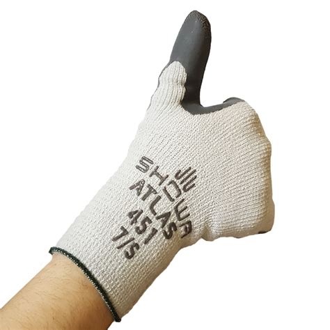 Showa Atlas Therma Fit Latex Coated Gloves Grey Wholesale Harvest