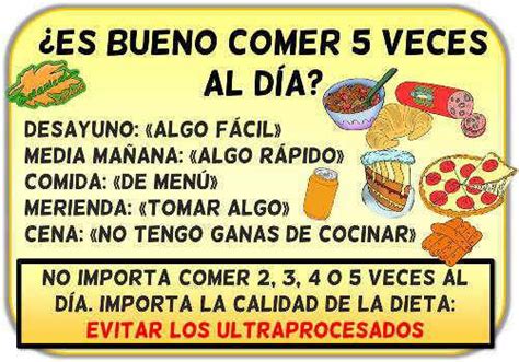 Ejercicio Mañanero Télex Reinado Cuales Son Las 6 Comidas Del Dia