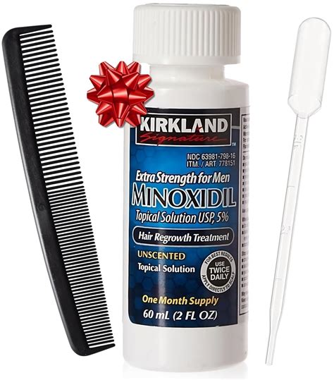 Kirkland Signature Minoxidil For Men Minoxidil Liquid Extra Strength